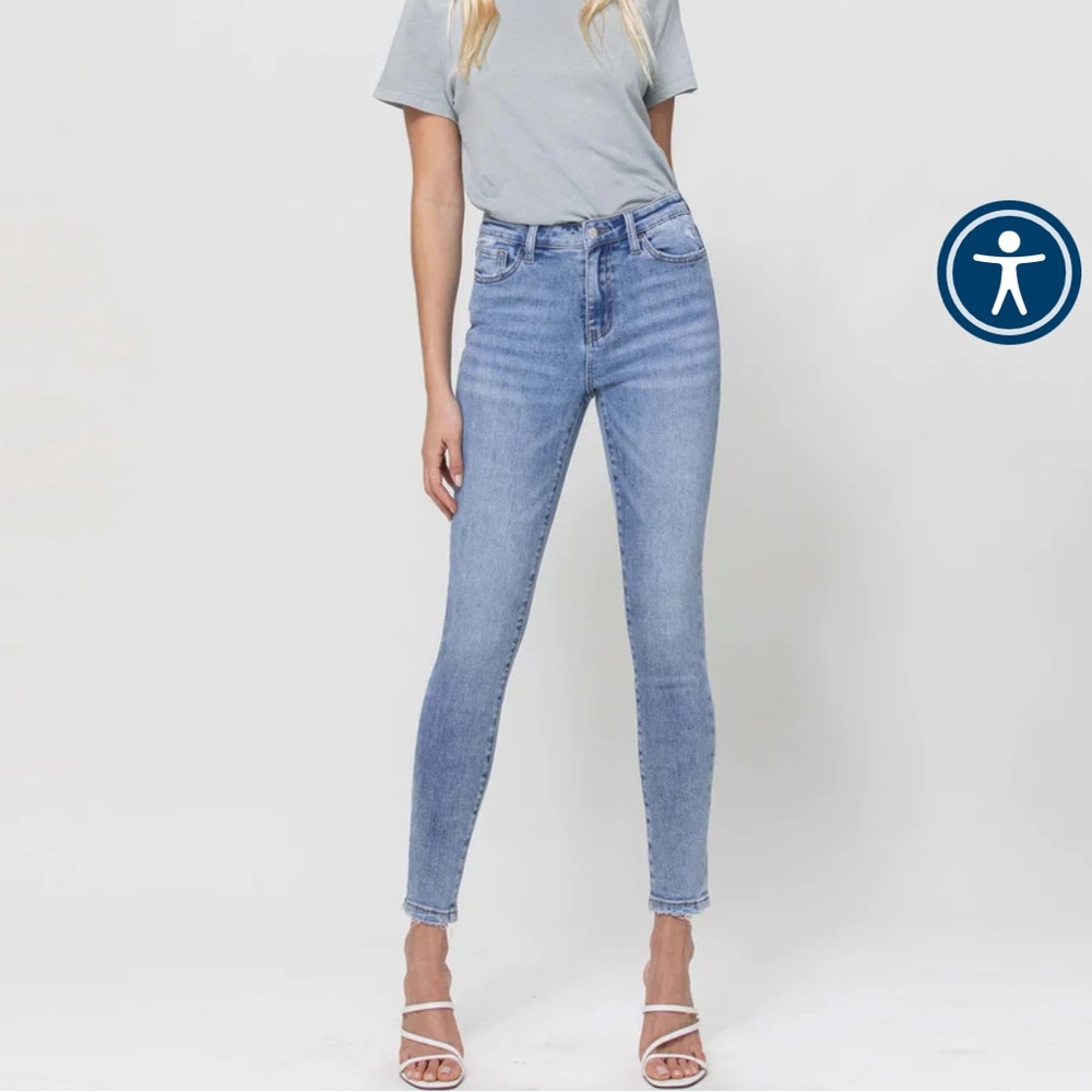 NWT 90s High Rise Skinny